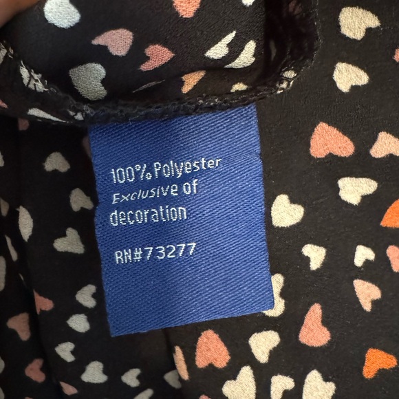 APT 9 MINI HEART BLOUSE PETITE SMALL - Picture 7 of 9